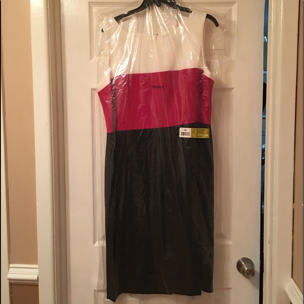 Color block dress perfect for holidays